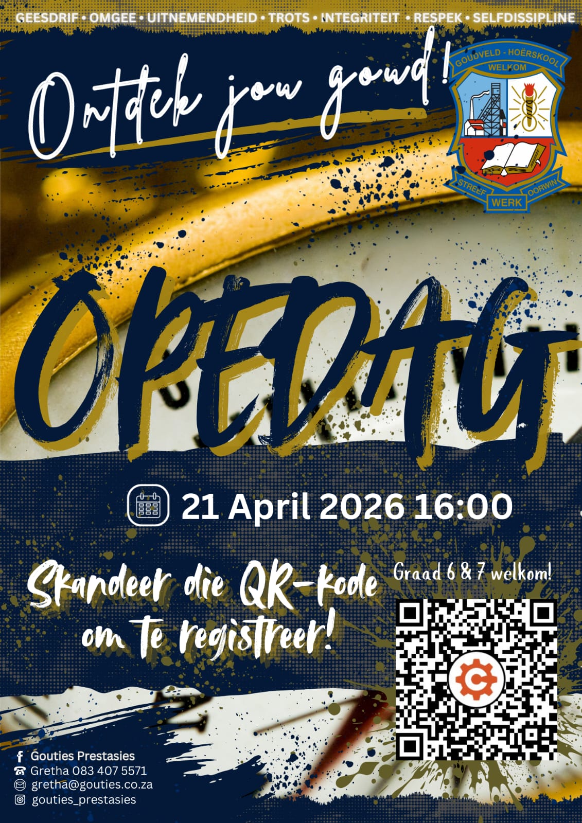 Opedag Registrasie Plakkaat